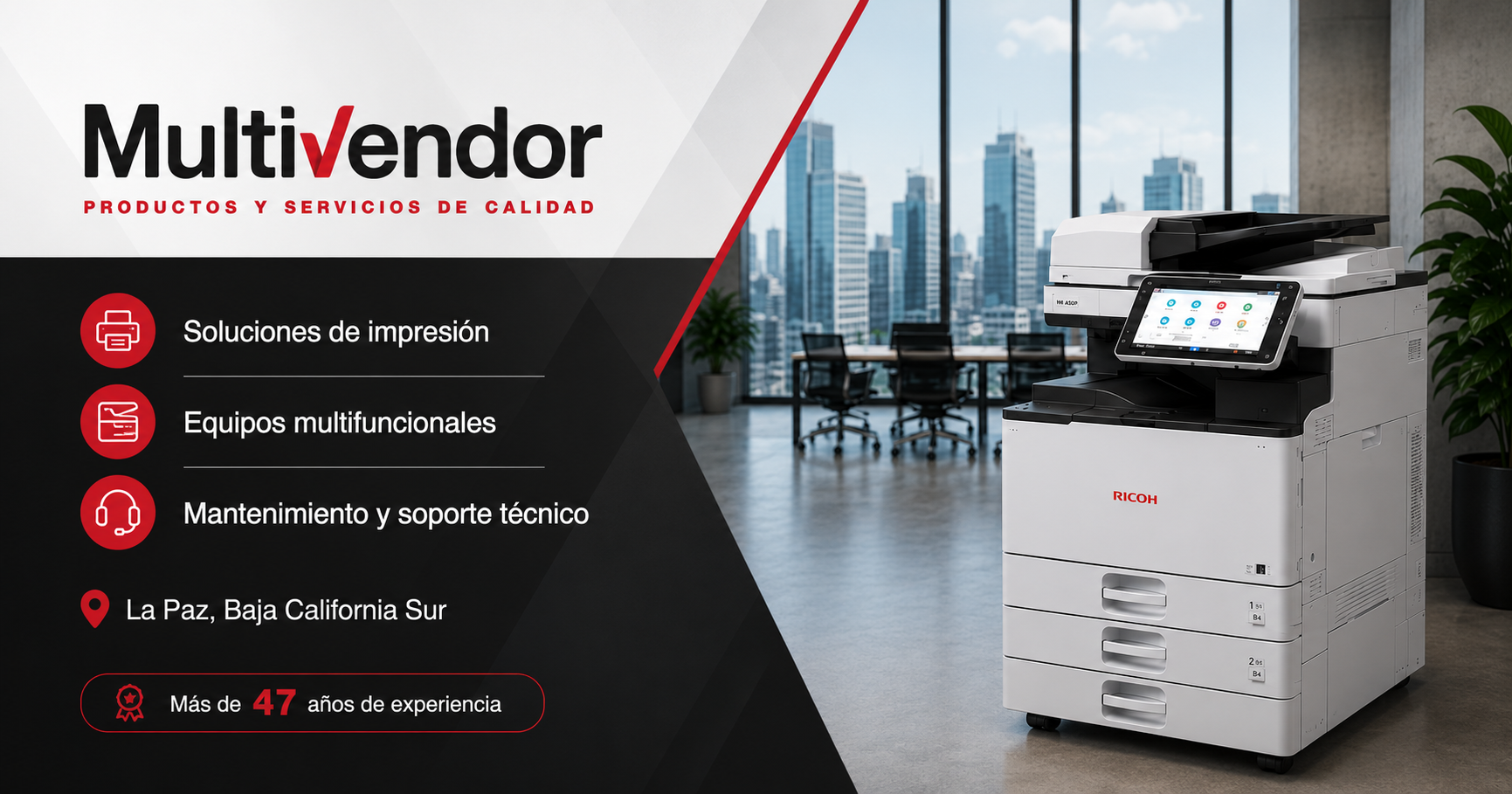 Multivendor soluciones de impresión y digitalización